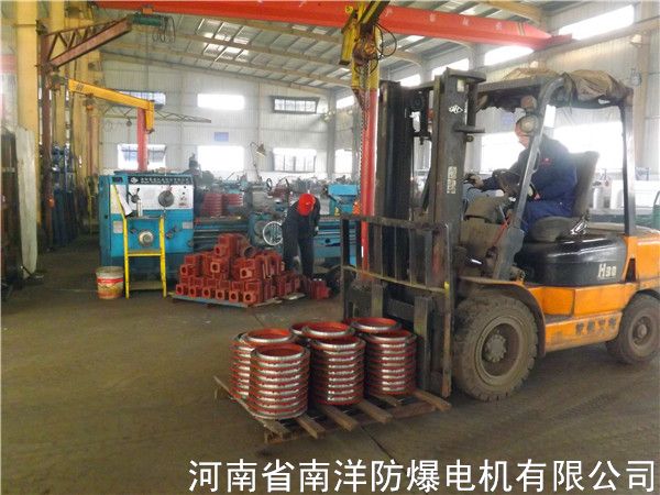 防爆电机配件运输场景