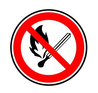 防爆场所禁火图标志