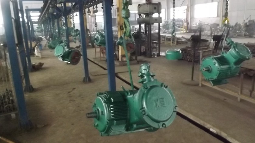 河北防爆电机生产厂家工作车间图