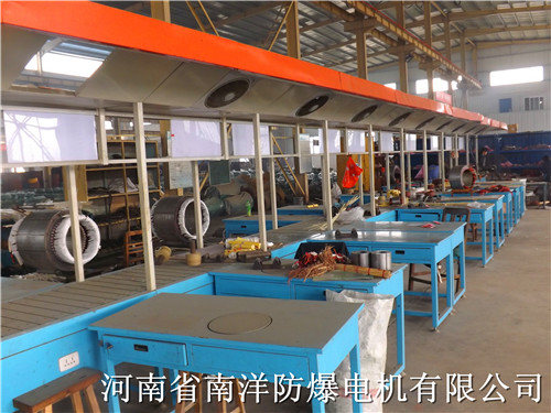 防爆电机生产车间